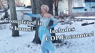 Making An Elsa Dress in a Day [upl. by Tiloine]