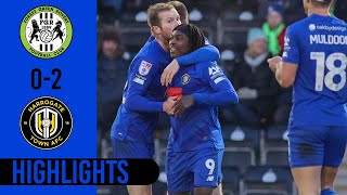 Forest Green Rovers 02 Harrogate Town Highlights [upl. by Lunsford]