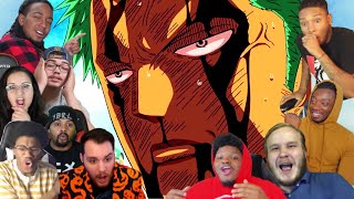 NOTHING HAPPENED  ZOROS SACRIFICE ONE PIECE EPISODE 377 BEST REACTION COMPILATION [upl. by Iila954]