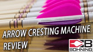 Bohning Professional Cresting Kit unboxing and review arrow painting [upl. by Enirhtac]