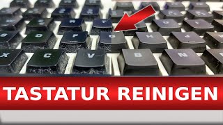 TASTATUR REINIGEN 🆗 So einfach reinigt ihr eure PC  Laptop Tastatur  Anleitung  Tipps [upl. by Rebak]