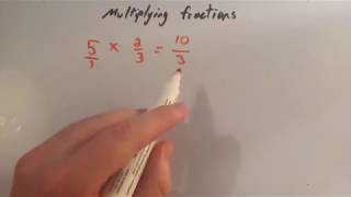 Multiplying Fractions  Corbettmaths [upl. by Ahserak923]