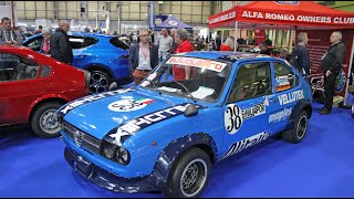 2022 Classic Motor Show at the NEC with the Alfa Romeo Owners Club [upl. by Olinde]