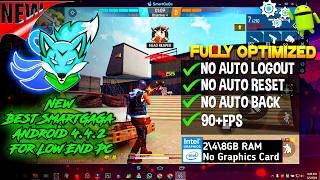 New Smartgaga 14 Lite Best Version For Free Fire OB45 Update  Smartgaga Low End PC Best Emulator [upl. by Harutak]