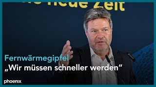 Fernwärmegipfel Pressekonferenz mit Habeck und Geywitz [upl. by Salta]