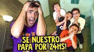 MIS VECINOS QUIEREN QUE SEA SU PAPA POR 24 HORAS [upl. by Mor450]