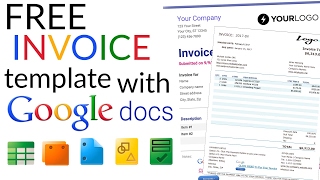 Free Invoice Template  How To Create an Invoice Using Google Docs Invoice Template [upl. by Heidt11]