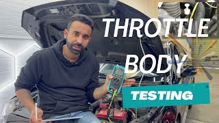 How to test Throttle Position Sensors and Motor [upl. by Alisander]