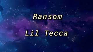 Lil Tecca  Ransom Clean Lyrics [upl. by Betsy]