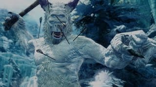 Skyrim Dawnguard DLC  All Frost Giants amp Paragons [upl. by Aljan]