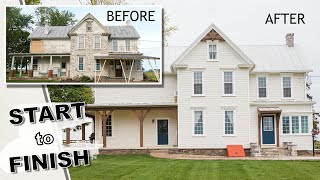 HISTORIC 1900 Farmhouse Restoration 👉🏻 start to finish [upl. by Manly]