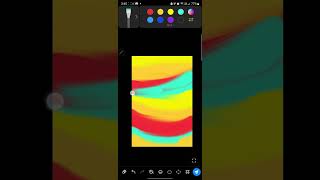 Penup app tutorial Penup drawing Color mixing and blending S22 Ultra SPen [upl. by Cence]