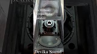 Aerons India 1800 watt bass speaker testing trending [upl. by Ellehciram]