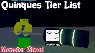 Quinques Tier List Monster Ghoul [upl. by Jamill]