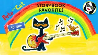 Pete the Cat Storybook Favorites by James Dean 30 Minutes of Pete the Cat [upl. by Oidale]