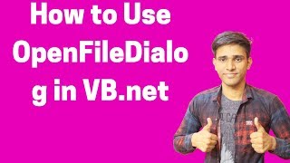 14 How to Use OpenFileDialog in VBnet HindiUrdu  Shubham Jangid [upl. by Juliette]