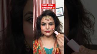 Blush colour mixing hack😱beutyhack makeup trending beauty mekauphack viralvideos [upl. by Waverly]