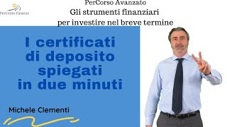 I certificato di deposito [upl. by Rufina]