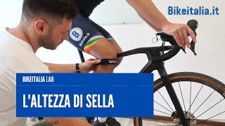 Laltezza della sella nel ciclismo  Bikeitalia LAB [upl. by Dlarej]