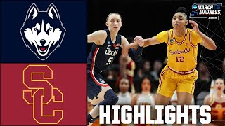 NCAA Tournament Elite 8 UConn Huskies vs USC Trojans  Full Game Highlights [upl. by Huggins]