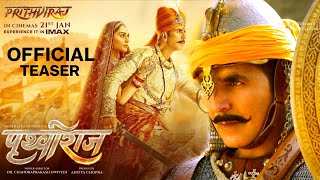 Prithviraj Teaser Review Akshay Kumar Sanjay Dutt Sonu Sood Manushi Chillar prithviraj Yrf [upl. by Engvall]