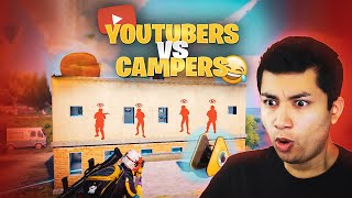 ROLEX REACTS to YOUTUBERS vs CAMPERS in PUBG MOBILE [upl. by Roselle425]