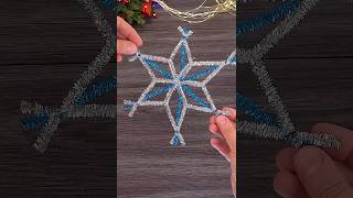 DIY 3D Snowflake  Christmas Crafts [upl. by Ackley]