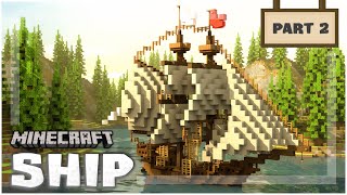 Minecraft How to build a Ship  Tutorial 2 [upl. by Anzovin]