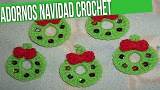 Adornos Decorativos para NAvidad  colgantes y celulares Tejidos en Crochet imagenes [upl. by Broder]