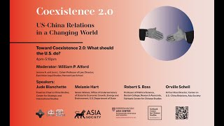 Toward Coexistence 20 What Should the US Do  Coexistence 20 Conference [upl. by Stoughton]