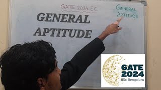 GATE 2024 EC General Aptitude detailed solutions [upl. by Ailuig]