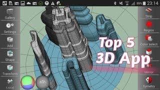 Top 5 3D Modelling Apps For Android [upl. by Baalbeer258]