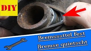 Bremssattel instandsetzen I reparieren I überholen im Detail  How to Rebuild a Brake Caliper [upl. by Annotahs]