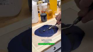 Why use walnut oil to grind blue pigments artisttips arteducation [upl. by Arodoeht]