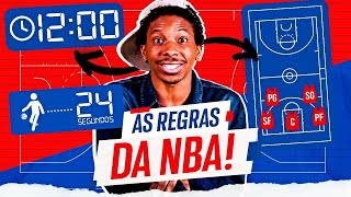 QUAIS SÃO AS REGRAS DA NBA DIFERENÇAS NBA X FIBA E AS POSIÇÕES  DICIONÁRIO NBA 3 [upl. by Ssenav]