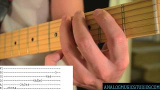 Santeria Solo by Sublime Guitar Lesson with tab [upl. by Ahsineg]