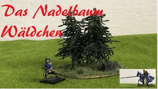 Nadelbäume für Tabletop Warhammer  DampD selbstgemacht [upl. by Arakal]