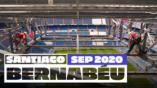 🆕 Real Madrids NEW Santiago Bernabéu stadium works September 2020 [upl. by Rekab]