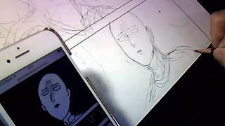 Yusuke MURATA  Live Drawing 26 Pencilling amp Inkink manga page [upl. by Rehpotsihc]