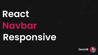 Responsive Navbar  React amp CSS [upl. by Elleuqar]