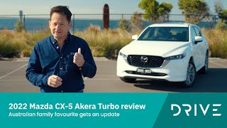 2022 Mazda CX5 review  Akera Turbo MY23 update first drive  Drivecomau [upl. by Faunie779]