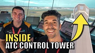 What happens INSIDE an Airport Control Tower [upl. by Areema]