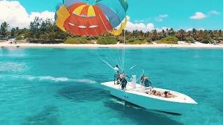 Parasailing in Mauritius [upl. by Enelie]