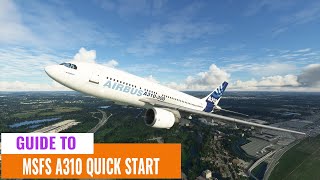 MSFS inibuilds A310 Cold amp Dark And EFB Quick Start Guide XBOXPC [upl. by Lewan]