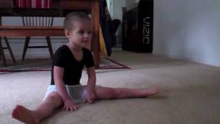 2 Year Old Hayley Doing Ballet Dance WK 22 [upl. by Schaffer]