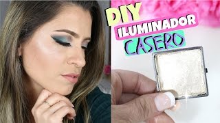 DIY  Como hacer un Iluminador en Casa ILUMINADOR CASERO  NatyGloss [upl. by Gronseth]