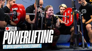 🔴 LIVE World Open Equipped Powerlifting Championships  Women 76kg [upl. by Nnayrrehs]