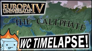 EU4 Timurid Mughals Caliphate WORLD CONQUEST TIMELAPSE EU4 Emperor Patch 130 [upl. by Sredna]