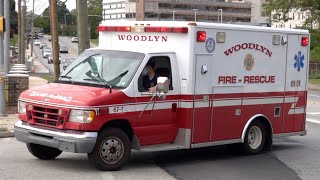 Woodlyn Fire Company Ambulance 67 Responding [upl. by Ashjian]