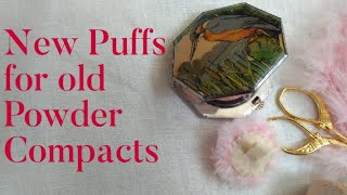 New Puffs for old Powder Compacts [upl. by Aihsekat]